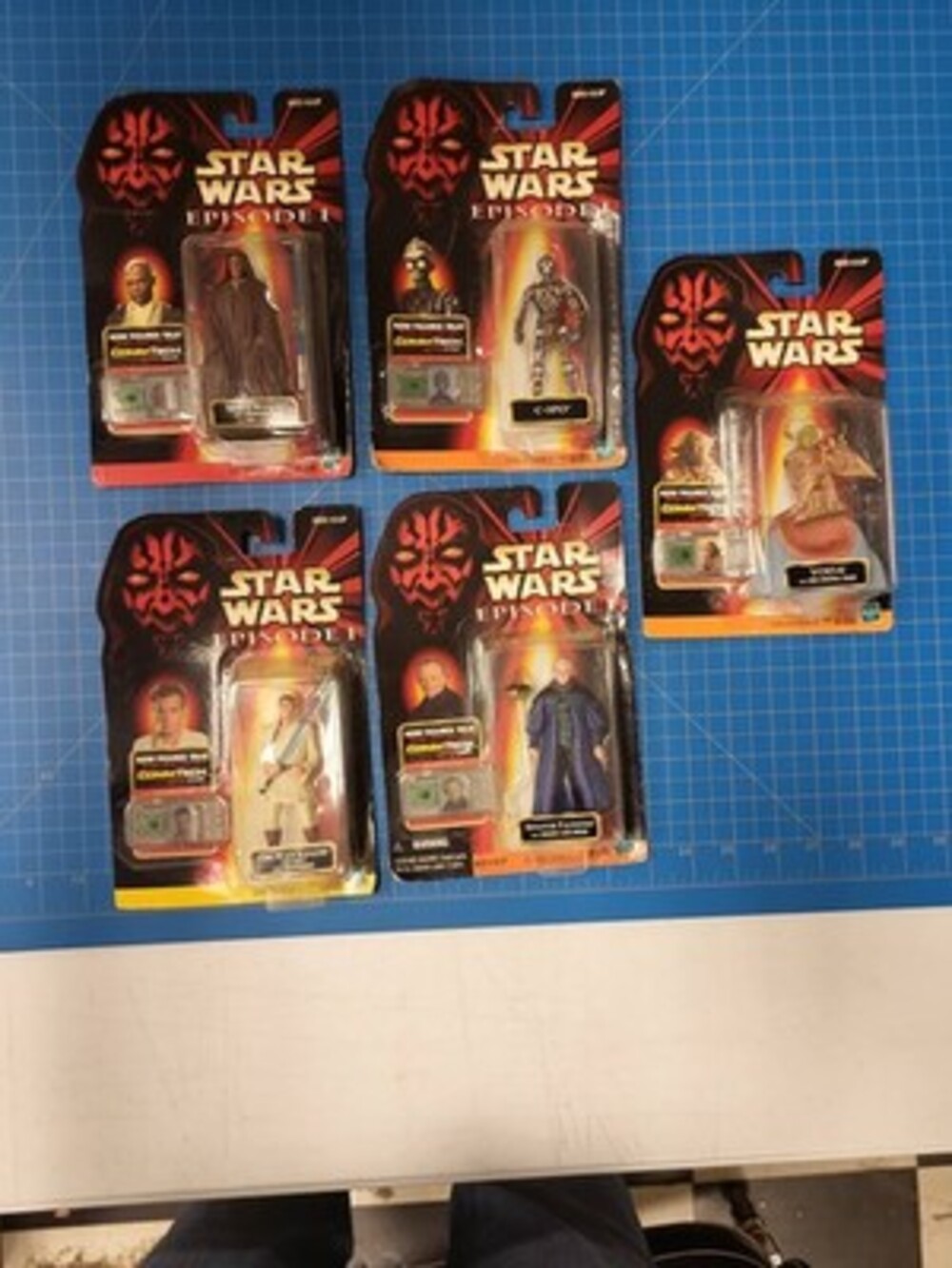 Star Wars Episode 1 Action Figures Lot Hasbro Obi-Wan Yoda Mace Windu C3PO